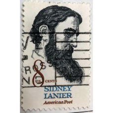 Sidney Lanier American Poet Collectible Postage Stamp