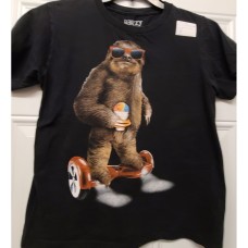 Berzy Sloth Hoverboard Graphic T-Shirt