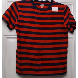 TYD-1257 : Childrens Place Red And Blue Stripe Shirt at Texas Yard Sale . com