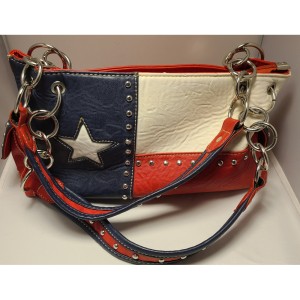 TYD-1306 : Montana West Lone Star Texas Pride Shoulder Bag at Texas Yard Sale . com