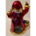TYD-1318 : Vintage Ceramic Hand Painted Metallic Santa at Texas Yard Sale . com