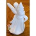 TYD-1354 : Ceramic Bisque Angel Figurine at Texas Yard Sale . com