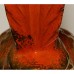 TYD-1377 : 2 Piece Set of Vintage Orange Pheasant with Gold Trim Figurine at Texas Yard Sale . com