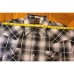 TYD-1382 : Black Blue Plaid Plains Western Wear Men's Long Sleeve Shirt at Texas Yard Sale . com
