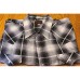 TYD-1382 : Black Blue Plaid Plains Western Wear Men's Long Sleeve Shirt at Texas Yard Sale . com