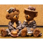 NOSE Talgic Bears "Tea For Two" Bears Figurine