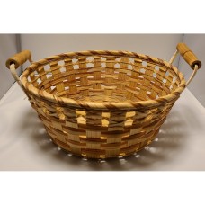 9 Inch Woven Basket with Handles