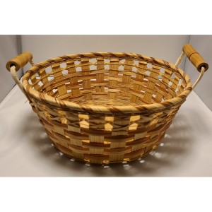 TYD-1295 : 9 Inch Woven Basket with Handles at Texas Yard Sale . com