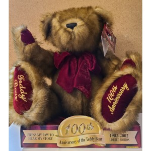 TYD-1319 : Theodore Roosevelt Talking Teddy Bear at Texas Yard Sale . com