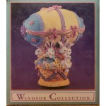 Windsor Collection Musical Easter Bunny Hot Air Balloon Music Box