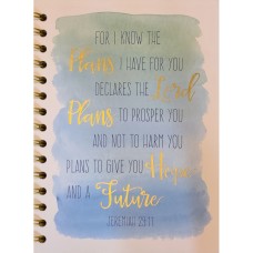 I Know The Plans Jerimiah 29:11 Hardcover Wirebound Journal