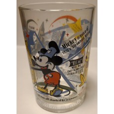 Mickey and Donald McDonalds Disney World 100 Years of Magic Glass