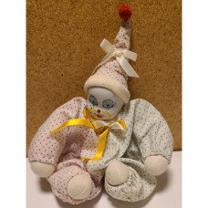 Vintage Porcelain Clown Doll 
