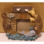 Mini Table Top Noah's Ark Photo Frame