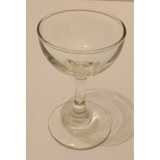 Champagne/Sherbet Clear Blown Glass 