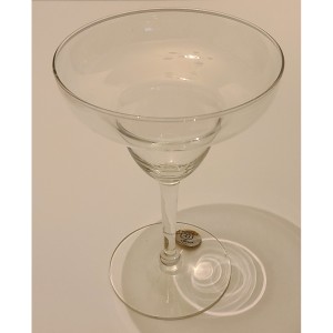 TYD-1395 : Crisa Riekes Handblown Margarita Glass at Texas Yard Sale . com
