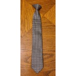 Boy's Gray with Black Clip On Tie Boy's Gray with Black Clip On Tie
