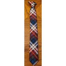 Red White and Blue Boy's Clip On Neck Tie