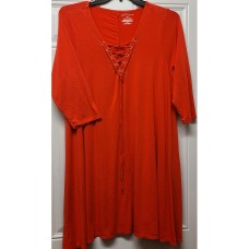 Women's Plus Size BOUTIQUE Coral Tunic Dress
