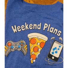 DELTA PRO WEIGHT Weekend Plans Graphic Youth Tee Shirt